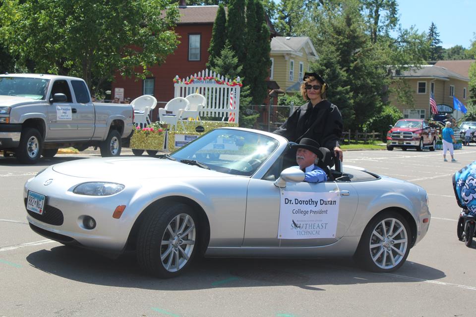 Dr. Duran in Red Wing Parade