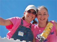 Habitat Women Build - Mary and Pam