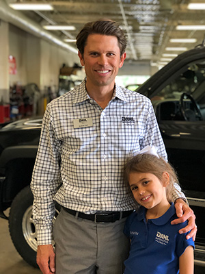 Andrew Dahl and daughter Katherine