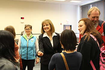 Dorothy Duran meets with public at event in March