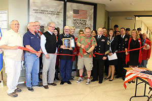 Veterans Lounge Ribbon Cutting