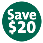 Save $20