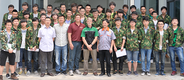 Automotive classes at Quzhou Institute of Technology