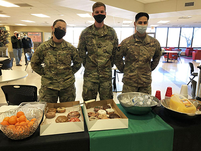 National Guard on campus