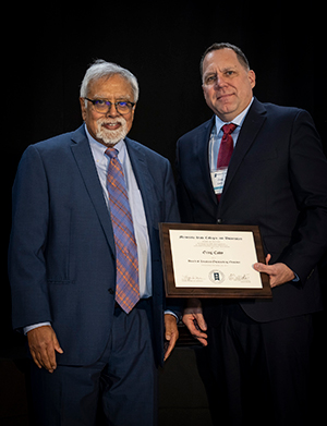 Chancellor Malhotra and Greg Cady