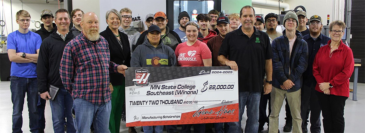 Gene Haas Foundation Check