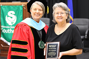 President Marsha Danielson and Julie Jurgenson