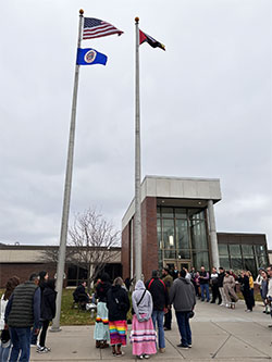 Prairie Island Indian Community Flag Raising in Red Wing