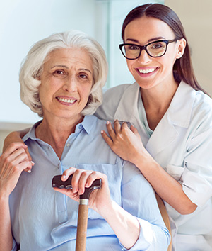 Nursing Assistant and patient