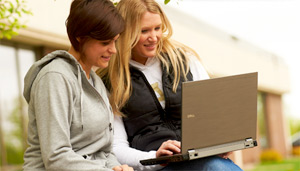 Students With Laptop