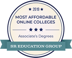 Top 20 Most Affordable Online Associate Degree Badge